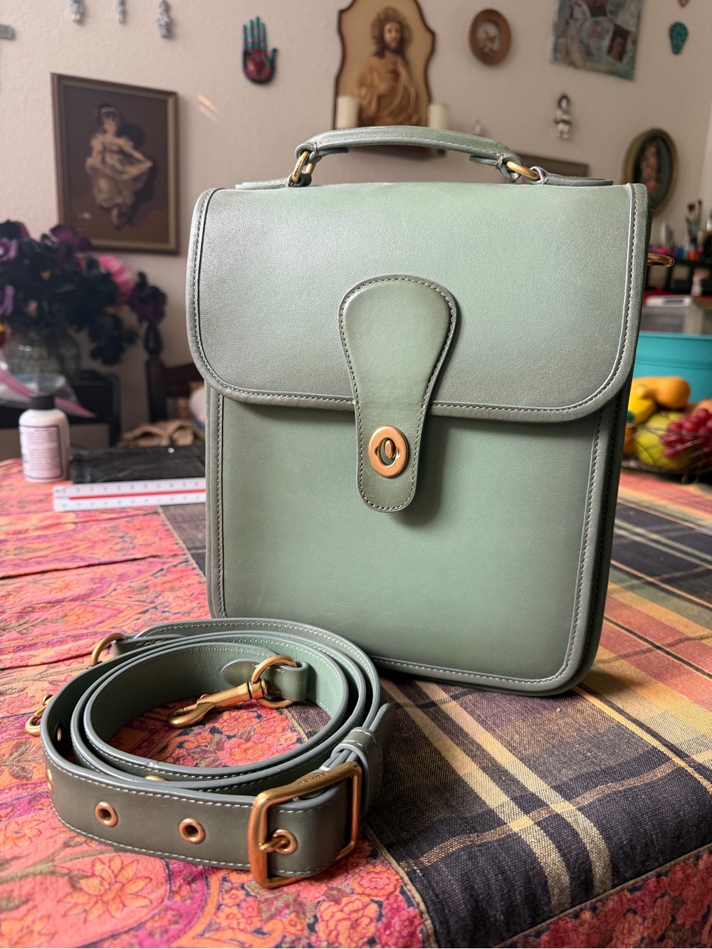 Coach Turnlock Tab Crossbody